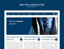 Tablet Screenshot of bolton-associates.co.uk